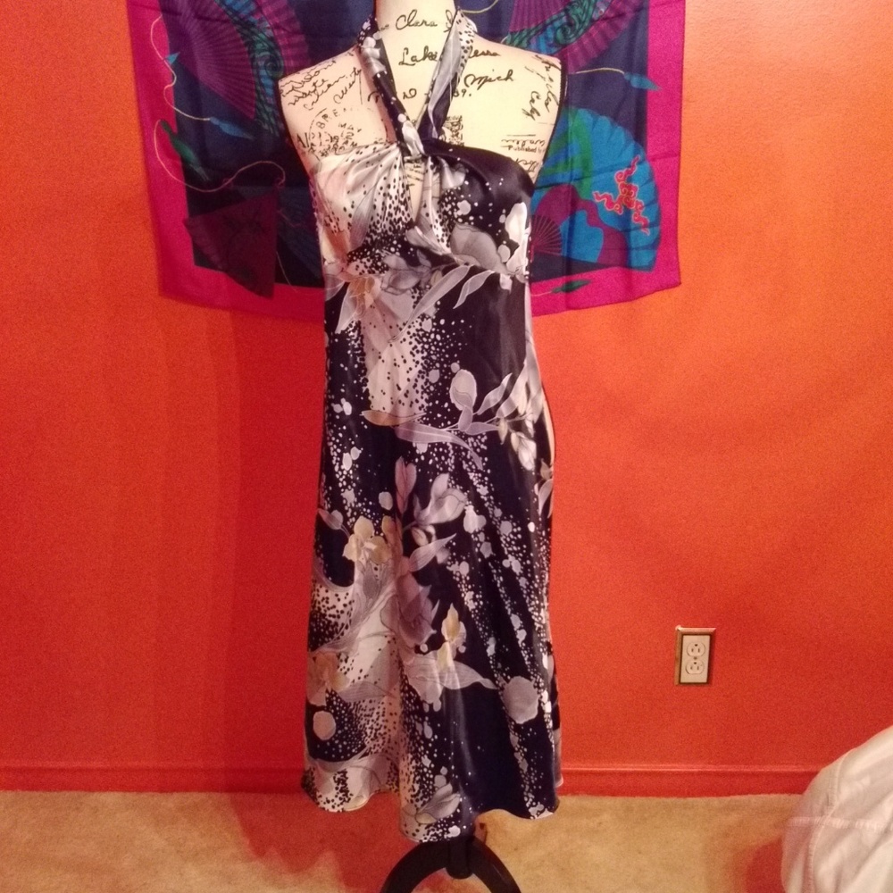 Silk like dress